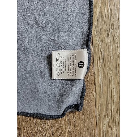 Lululemon Unisex Blue Microfiber Yoga Mat Towel Workout Accessory Fitness - Picture 6 of 8